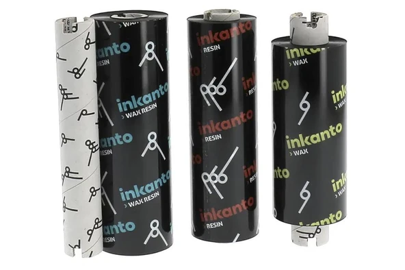 Wax-Resin Ribon Siyah 110mm x 74mt (1/2 İnç) - 2