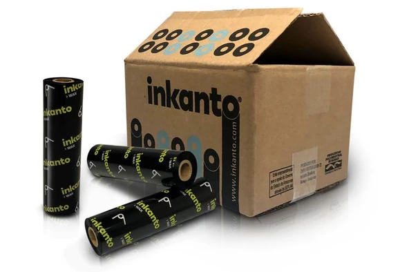 Wax Ribon Siyah 110mm x 91mt (1/2 İnç) - 3