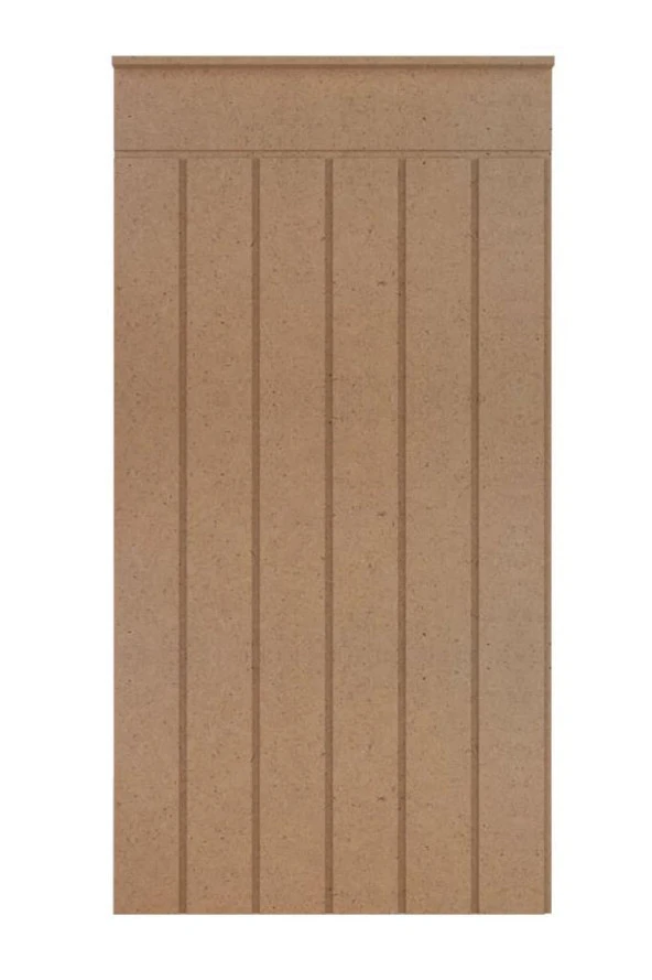 Renkli Duvarlar Iskandınav Model( 54 X 104 Cm )Dekoratif Duvar Paneli Boyanabilir Ahşap 6 Mm Ham Mdf Duvar Paneli - 4