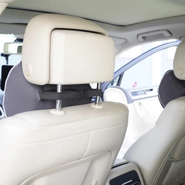 Viscofoam Araç Içi Visco Boyun Destek Yastığı Gri Visco Yastık - 3