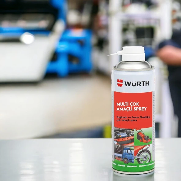 Würth Yağlayıcı Yağlama Paslanma Koruyucu Multi Çok Amaçlı Sprey 400 ml Gıcırtı Pas Giderici - Resim 4