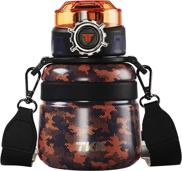 Vagon Life Tkk Termos Çelik 600 ML T2029 Kahverenk Kamuflaj