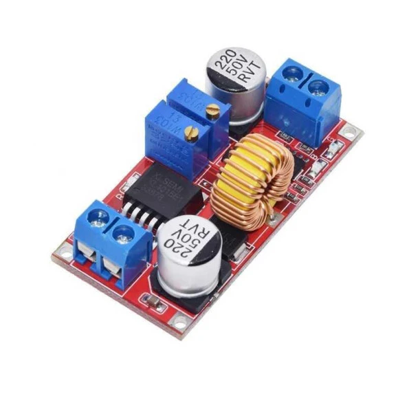 XL4015 Akım Voltaj Ayarlı DC-DC Step Down 5A Lipo Şarj Modülü - Mavi - Resim 4
