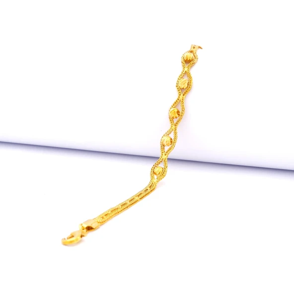 Dorika Bileklik 22 Ayar Altın Kaplama BLK-314 ürün görseli