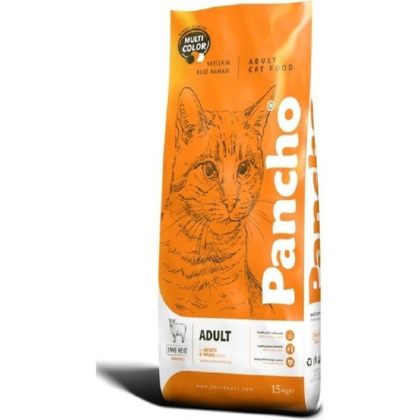 Pancho Gurme Etli Yetişkin Kedi Maması 15 KG