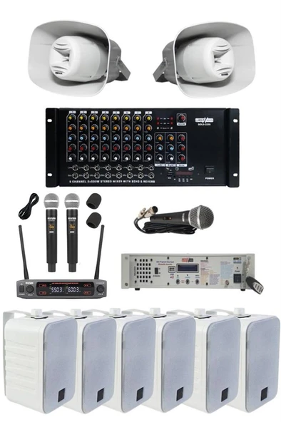 Lastvoice Okul İç-Dış Zil ve Ses Sistemi Paketi-2 ürün görseli