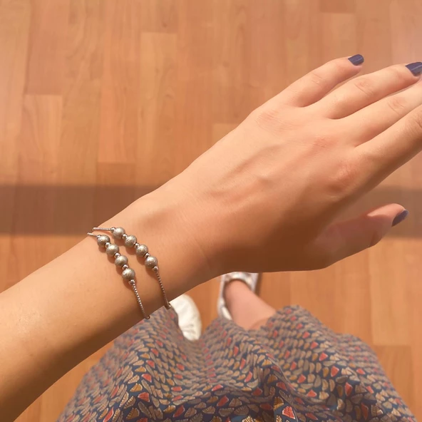 Dorika Toplu Bileklik Çelik Zincir BLK-720 - Resim 3