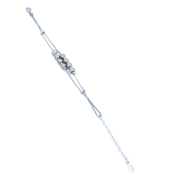 Dorika Toplu Bileklik Çelik Zincir BLK-720 - Resim 4