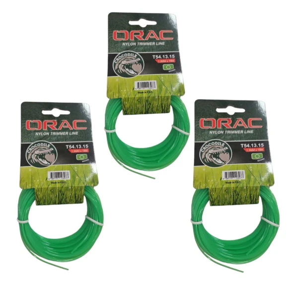 Orac Misina Yuvarlak 1.3mm 15 m Crocodile Yeşil 3 Adet ürün görseli