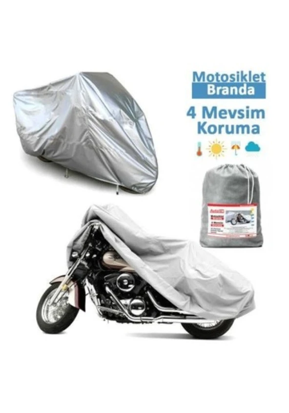 Yuki Yk-28 Lotus Elektrikli İçin Uyumlu  Motor Brandası Arka Çanta Uyumlu  (Eko) Koruma Gri