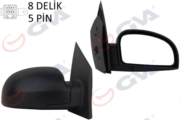 DIŞ DİKİZ AYNASI SAĞ GETZ 2002- ELEKTRİKLİ ISITMALI 5 FİŞ VM-452EHR