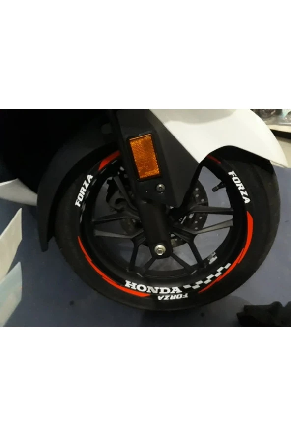 Yeni Özel Motosiklet Jant Şeridi Honda Forza Sağ-Sol/Ön-Arka