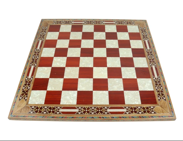 Sedef İşlemeli Satranç Tahtası 44,5 cm x 44,5 cm - 3