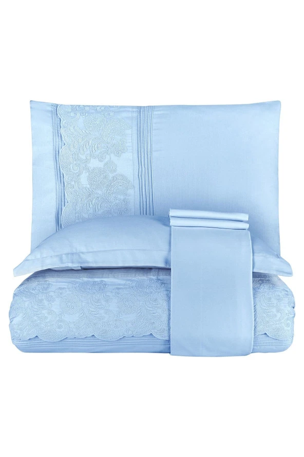 Elegance Grande - Hawaii Mavi Nevresim Takimi - 3