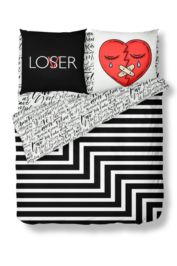 Helen George Lover Çift Kişilik Nevresim Takımı ürün görseli