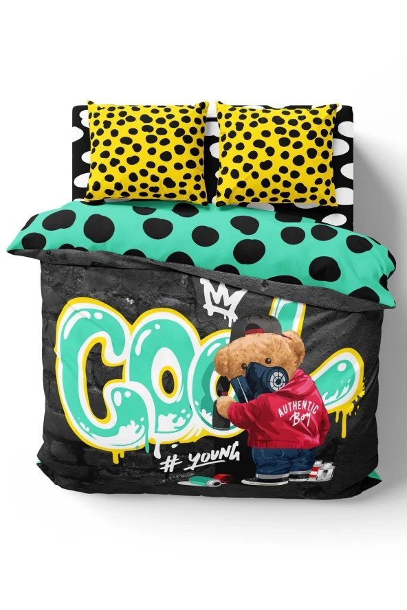 Teddy Cool Çift Kişilik Nevresim Takımı