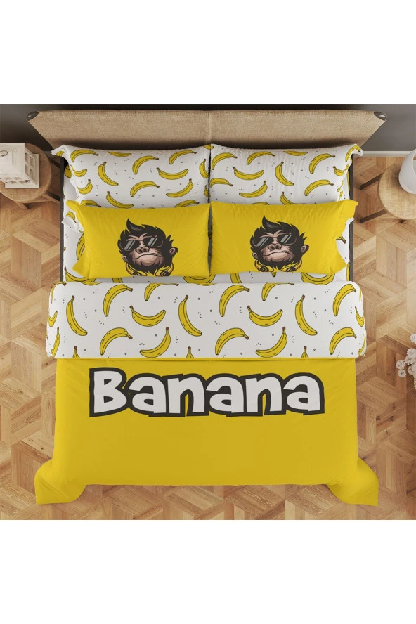 Banana Çift Kişilik Nevresim Takımı - 3
