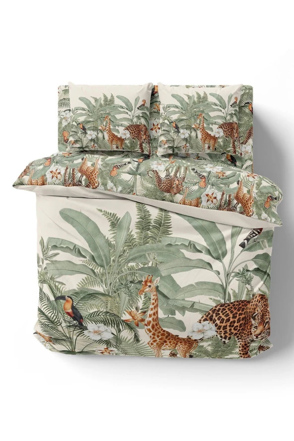 - Safari Çift Kişilik Nevresim Takımı