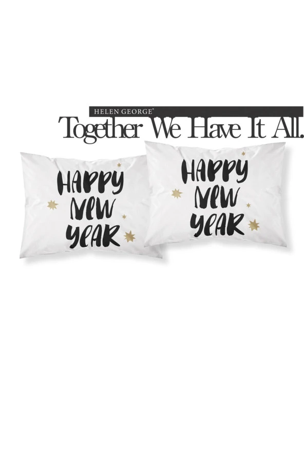 Happy New Year Yastık Kılıfı