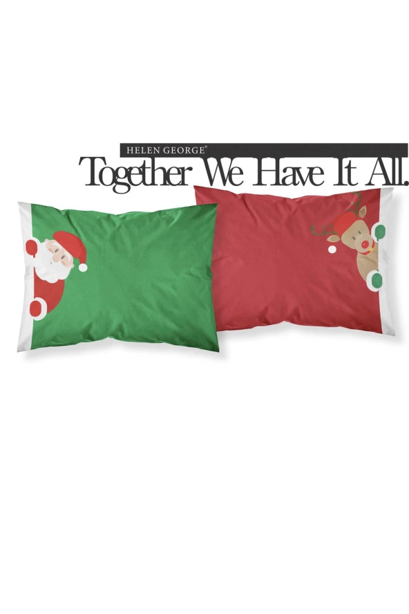 Santa Yastık Kılıfı