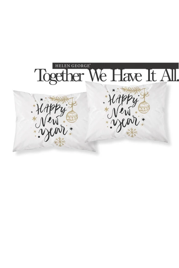 Happy New Year Yastık Kılıfı