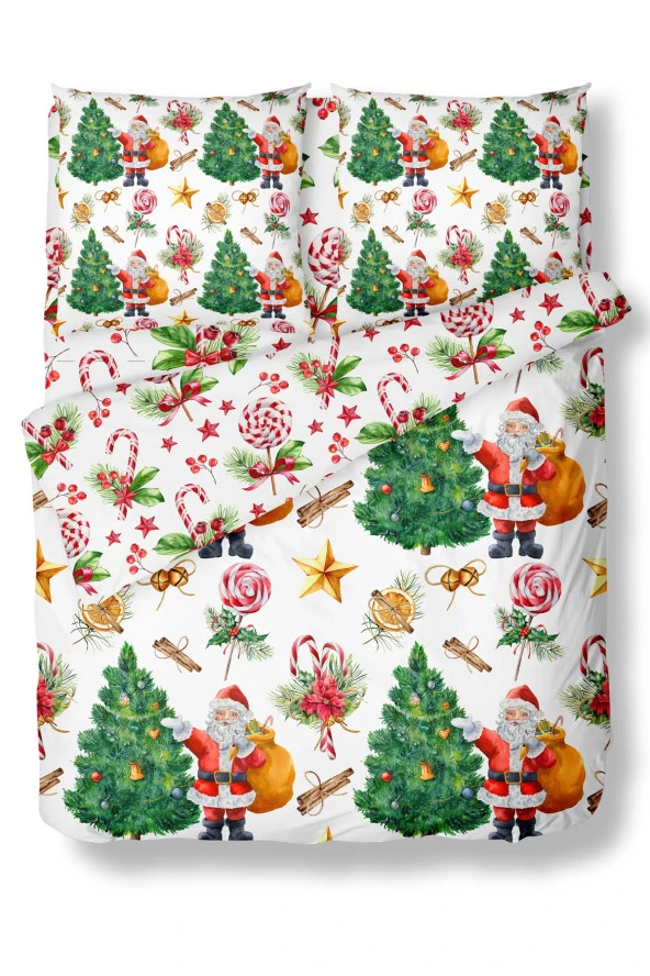 Candy Cane Çift Kişilik Nevresim Takımı