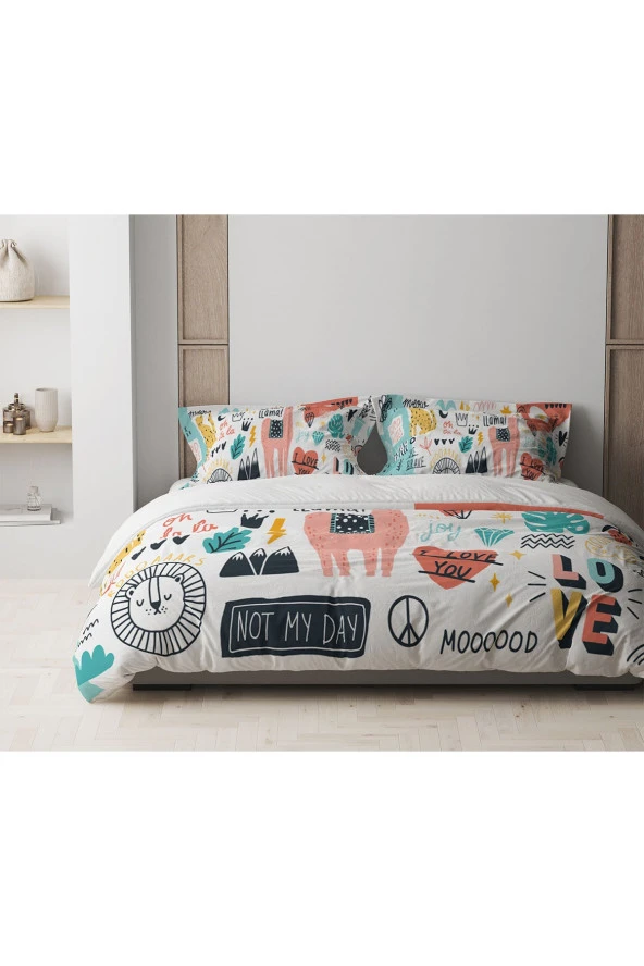 No Drama Çift Kişilik Nevresim Seti - Resim 3