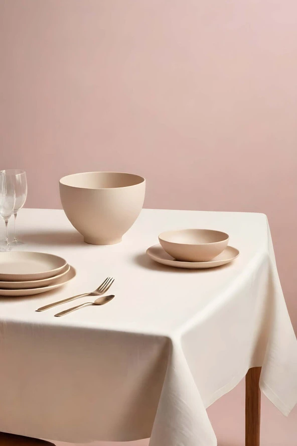 Klasik Dikdörtgen Masa Örtüsü 140x200 cm - 2