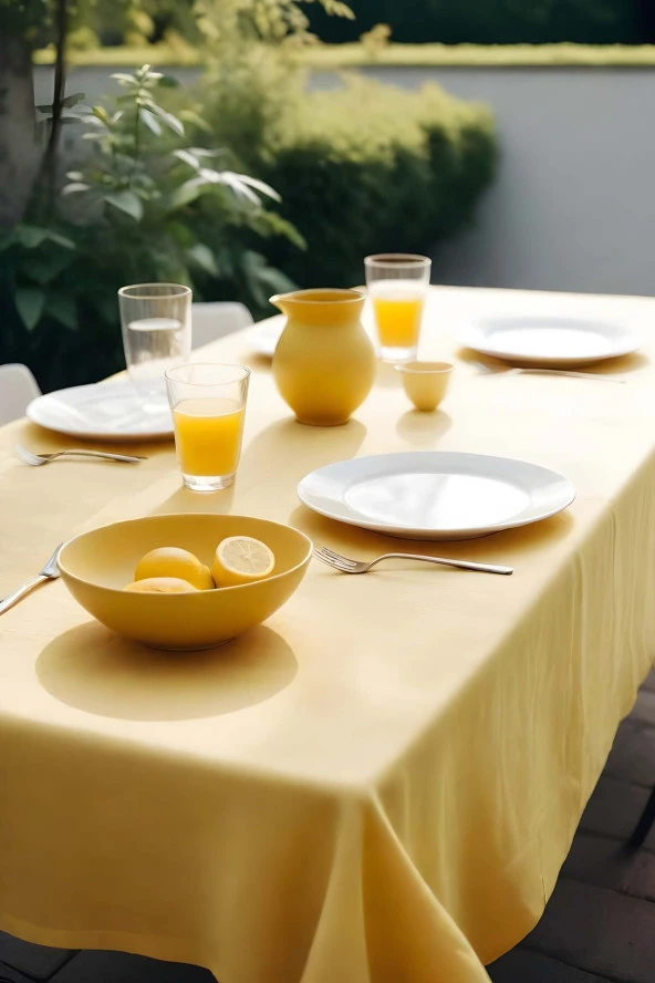 Klasik Dikdörtgen Masa Örtüsü 140x200 cm - 2