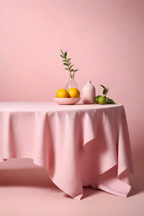 Klasik Yuvarlak Masa Örtüsü 160 cm - 2