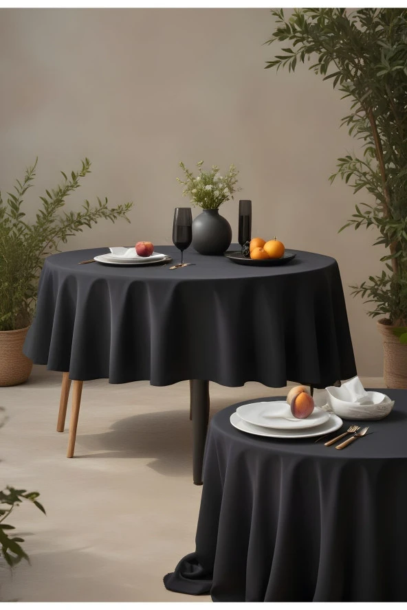 Klasik Yuvarlak Masa Örtüsü 160 cm
