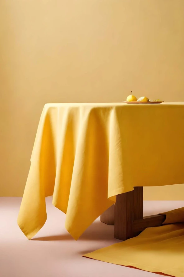 Klasik Yuvarlak Masa Örtüsü 160 cm - 3