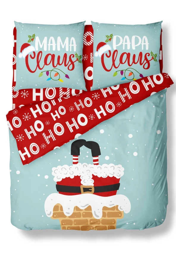 Familia Claus Çift Kişilik Nevresim Takımı ürün görseli