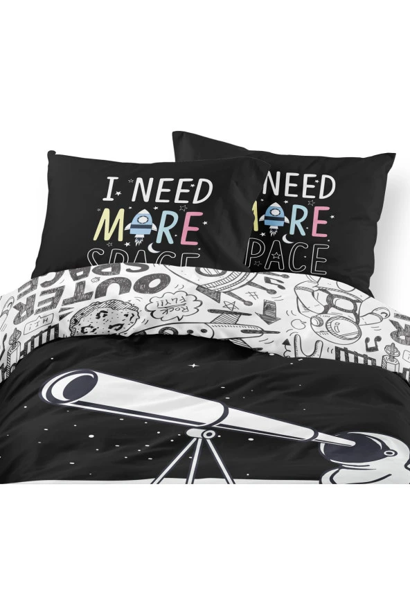 Space Dude Tek Kişilik Nevresim Takımı - Resim 2