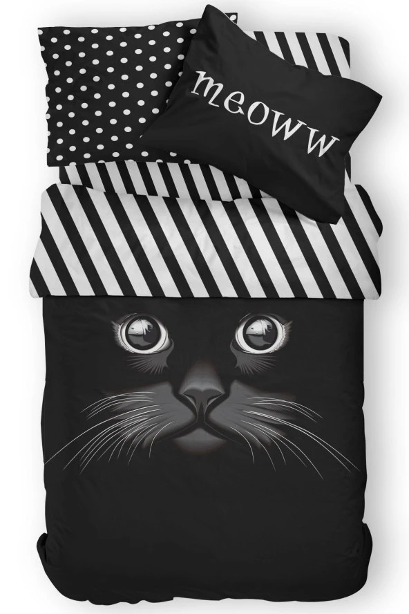 Meoww Tek Kişilik Nevresim Takımı - 3