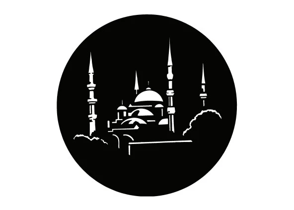 Cami Silueti Model 2 Oto özel yeni sticker 25 x 25 Cm
