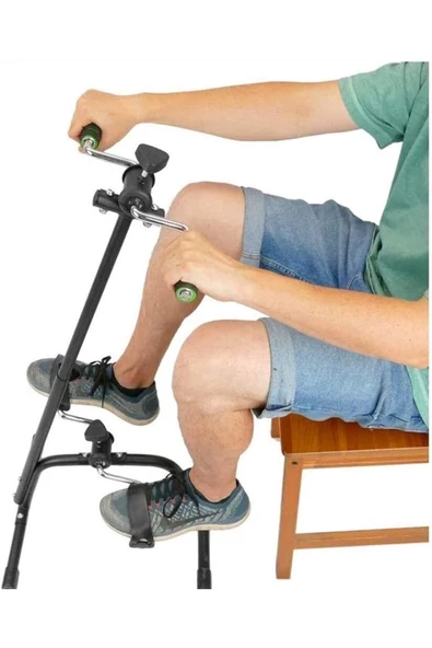 Çift Pedallı El Ve Ayak Egzersiz Bisikleti , Mini Kondisyon Bisikleti Ayarlanabilir Dirençli - 7