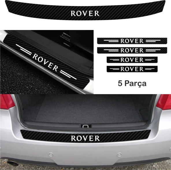Rover 416 İçin özel yeni uyumlu Aksesuar Oto Bağaj Ve Kapı Eşiği özel yeni sticker Set Karbon