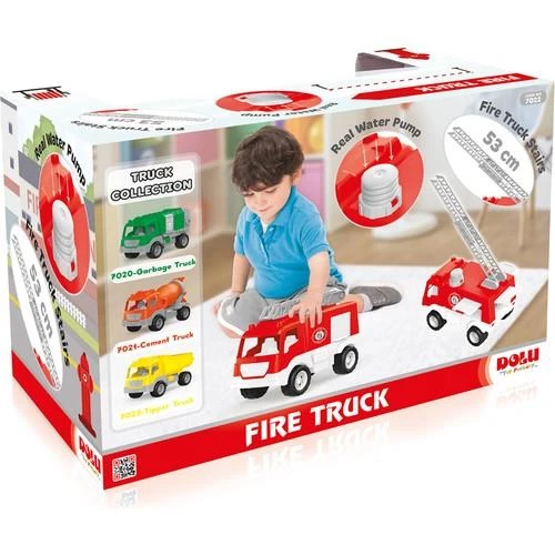 DOLU KUTULU İTFAİYE KAMYONU 38 CM 7022 - Resim 3