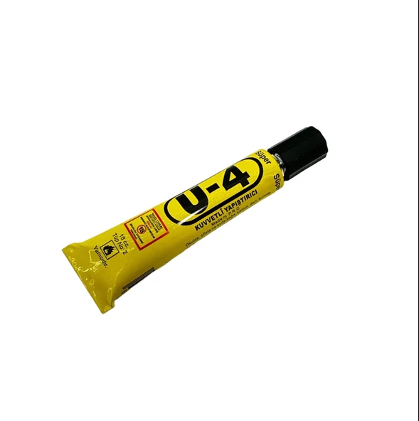 U-4 Kuvvetli Süper Sıvı Yapıştırıcı 18 cc 24 Adet - 3