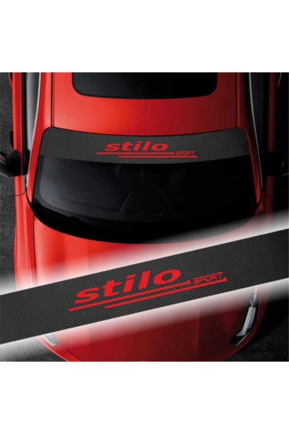 Fiat Stilo İçin Uyumlu  Aksesuar Oto Ön Cam Oto özel yeni sticker Karbon