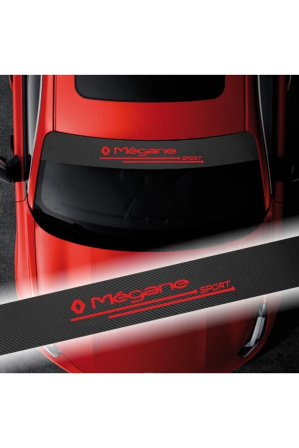 Renault Megane1 İçin Uyumlu  Aksesuar Oto Ön Cam Oto özel yeni sticker Karbon