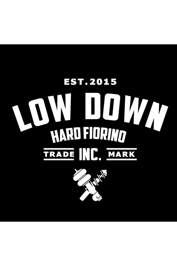 Low Down Hard Fiorino Arka Cam özel yeni sticker 40*31 Cm - 1