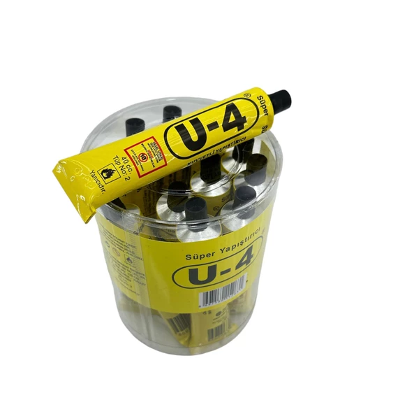 U-4 Kuvvetli Süper Sıvı Yapıştırıcı 40 cc - 3
