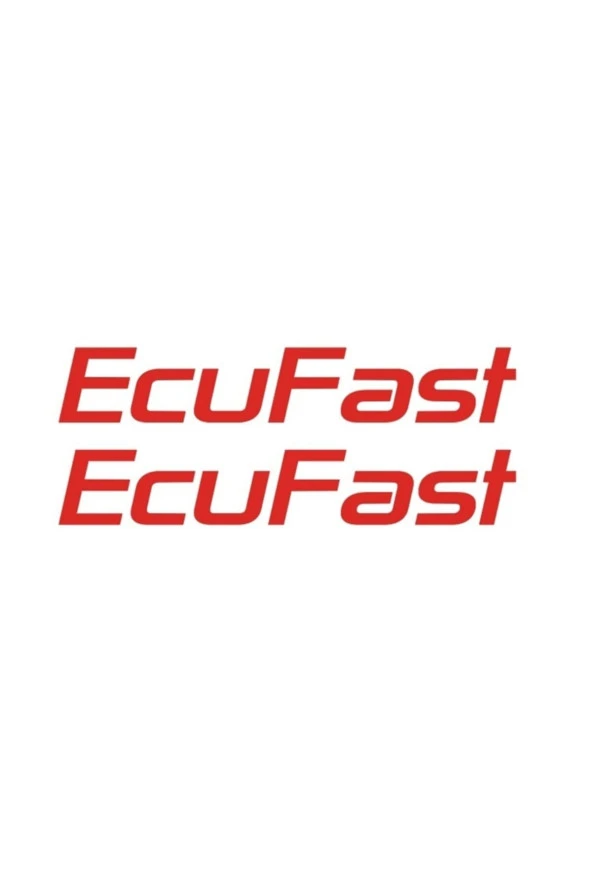 Ecu Fast Oto özel yeni sticker 15 Cm