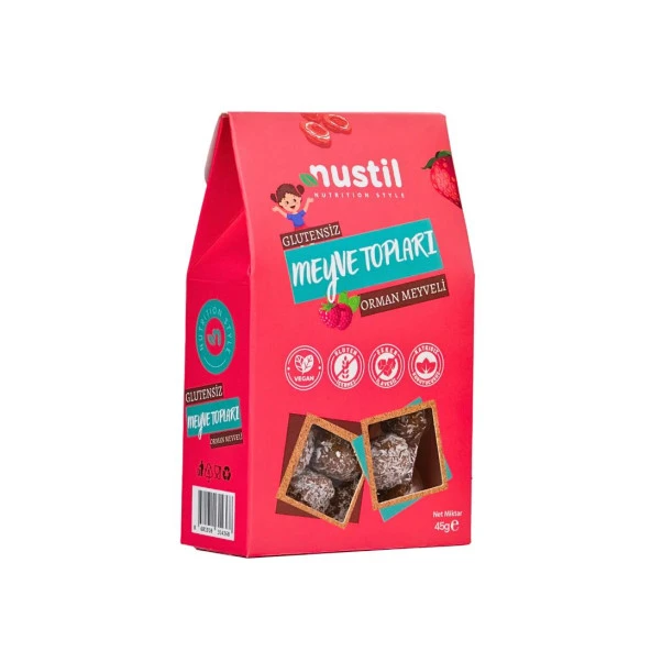 NUSTİL GLUTENSİZ ORMAN MEYVELİ TOP 45 g