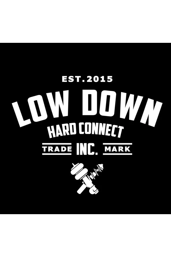 Low Down Hard Connect Arka Cam özel yeni sticker 40*31 Cm