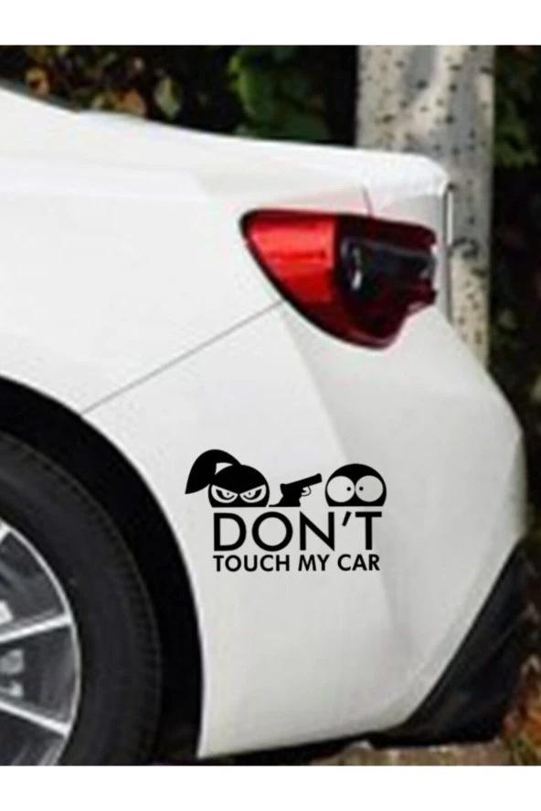 Don'T Touch My Car-Arabama Dokunmayın Tasarım Oto özel yeni sticker 25*10 Cm