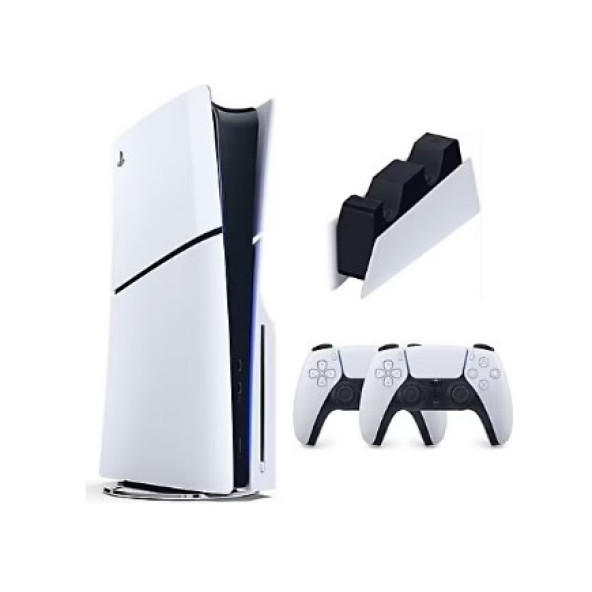 Sony Playstation 5 Slim Cd Edition + 2. DualSense Ps5 Kol + Sarj istasyonu (ithalatçı Garantili)