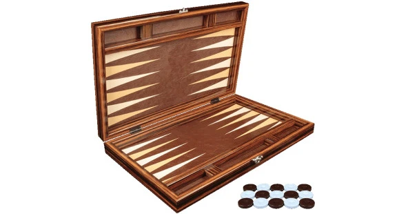 Yenigün Premium Deri Tavla Abanoz - Resim 2